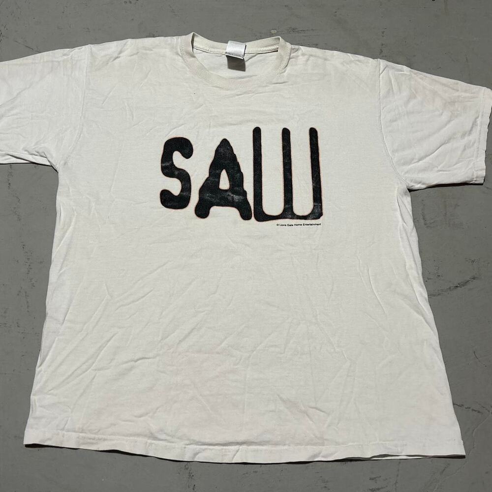 **Rare Vintage 2005 Saw III Release Date Horror Movie Promo T-Shirt**